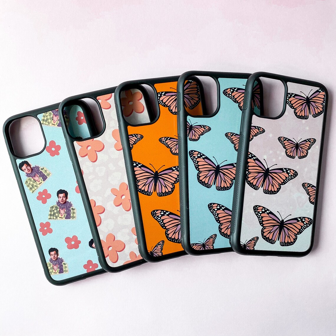 Butterfly Phone Case Retro Cute Protective Anti Slip Etsy