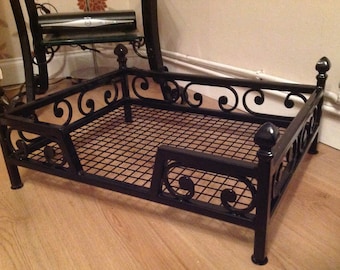 Wrought iron pet bed uk only