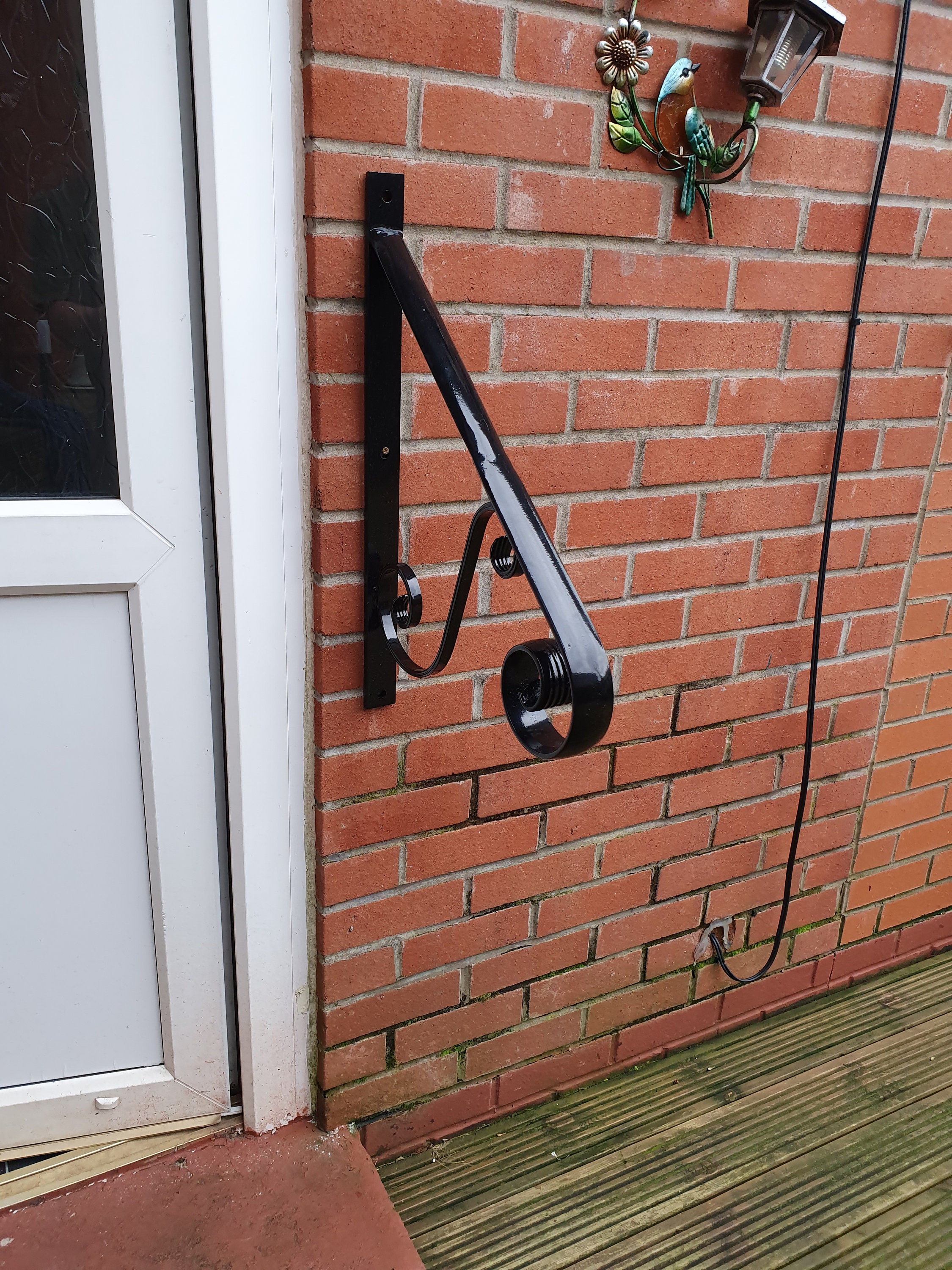 Wrought Iron Grab Rail Etsy UK