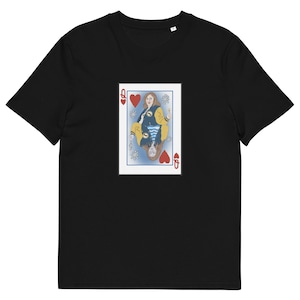 Yellowjackets fan art Unisex t-shirt Jackie Taylor Queen of Hearts Playing card antler queen snackie
