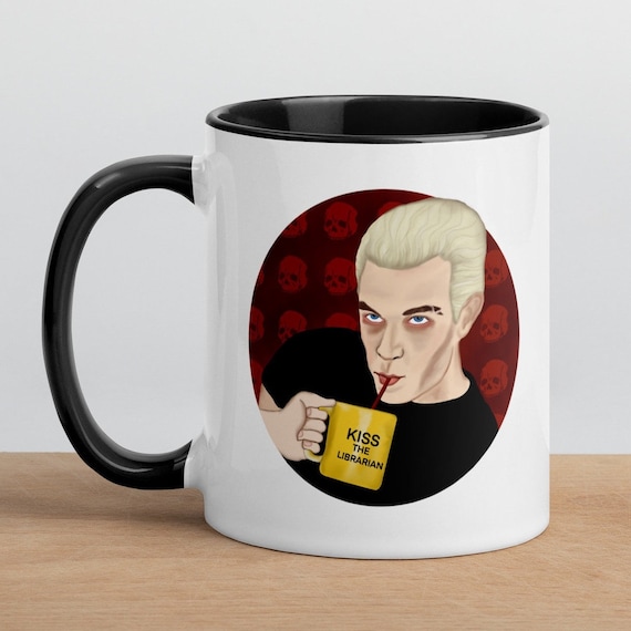 Mug Céramique Buffy Contre Les Vampires - Motif Sunnydale Slayers - Fait Main - Lavable Micro-Ondes