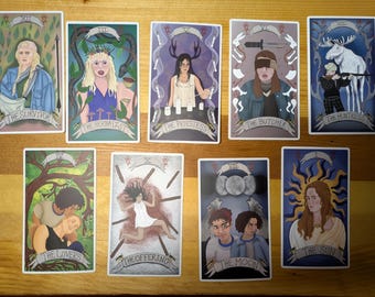 Yellowjackets stickers Oracle of the Wilderness Card  Misty Melissa Hat Pit Girl Natalie Hunter Shauna Butcher Lottie Tai Van
