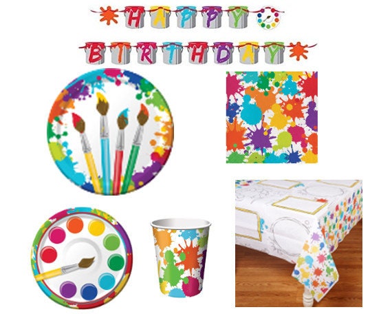 Art Party Confetti Art Confetti Art Birthday Art Baby Shower
