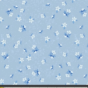 Floating Daydream - True Blue Collection by Maureen Cracknell - Art Gallery Fabrics