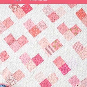 Quilty Hearts - Pattern by Emily Dennis of Quilty Love