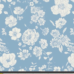 Flowers for Mom Porcelain - PTG33405 - Potager Collection by Sharon Holland - Art Gallery Fabrics