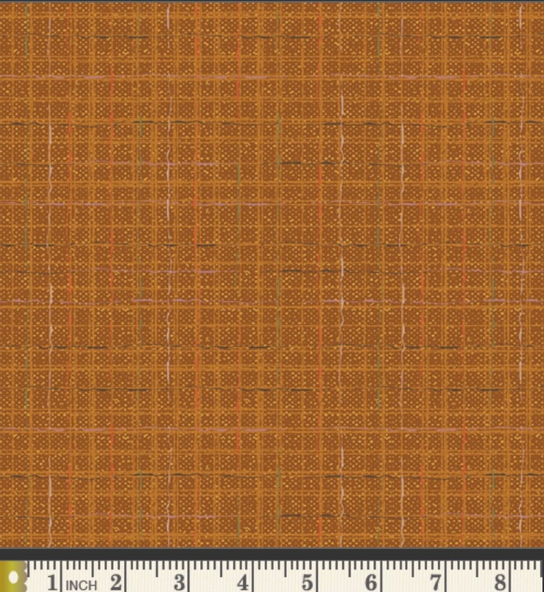 Tweed Saffron - Checkered Elements Collection - Art Gallery Fabrics - Etsy