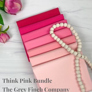 Think Pink Bundle - Pure Solids by Art Gallery Fabrics - 100% Cotton