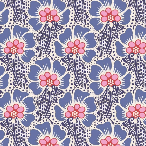 Cotton Beach Tilda  Ocean Flower Blue main image 0
