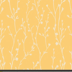 Growing Buds Sunshine - Spring Equinox Collection by Katie O’Shea - Art Gallery Fabrics
