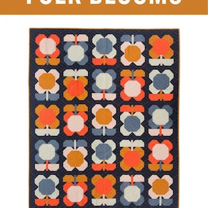 Folk Blooms Quilt Pattern - Pattern by Pen and Paper Patterns