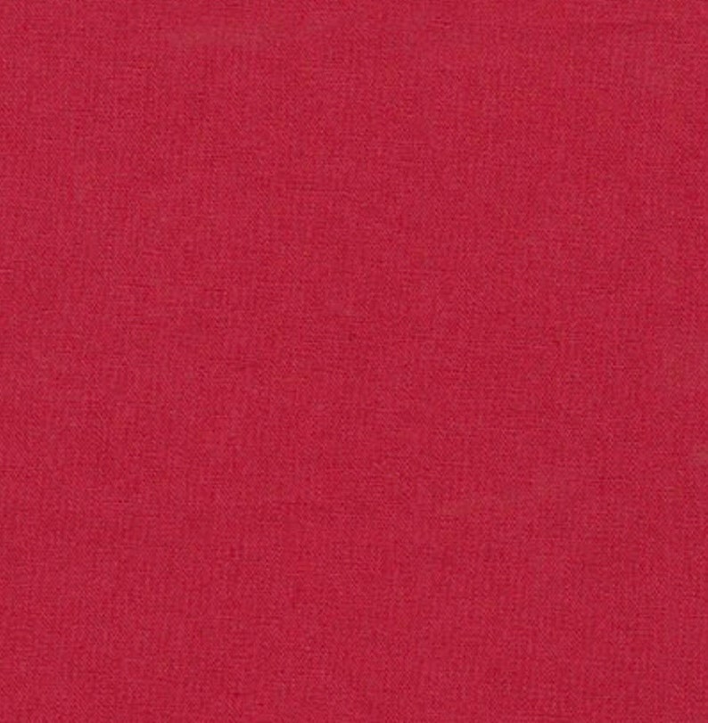 Essex Linen Crimson Kaufman Linen/cotton Blend Etsy