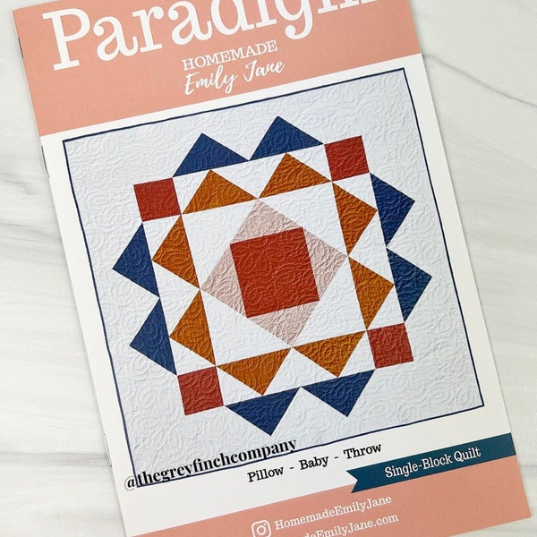 Paradigm Quilt Pattern by Homemade Emily Jane