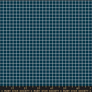 Grid - Peacock - Ruby Star Society - Moda - 100% Cotton