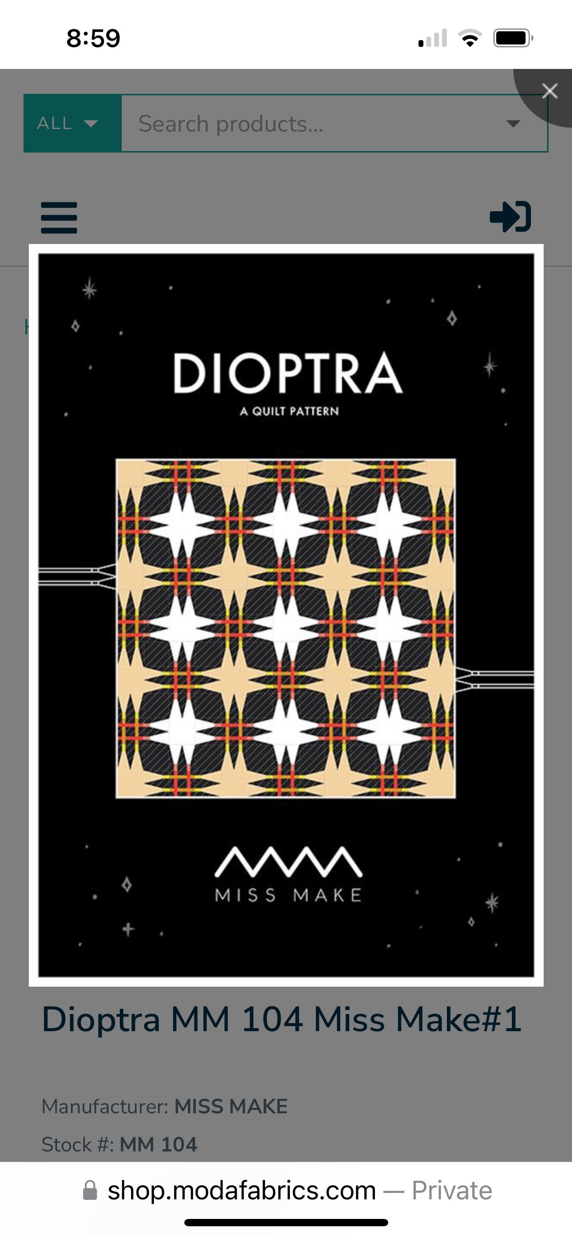 Dioptra Quilt Pattern by Miss Make Dioptra Quilt Pattern by Miss Make