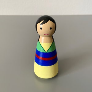 Mulan Princess Peg Doll