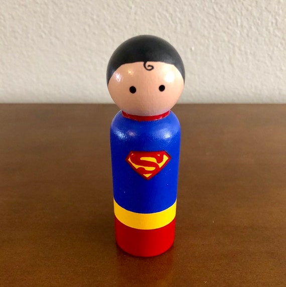 superman peg doll