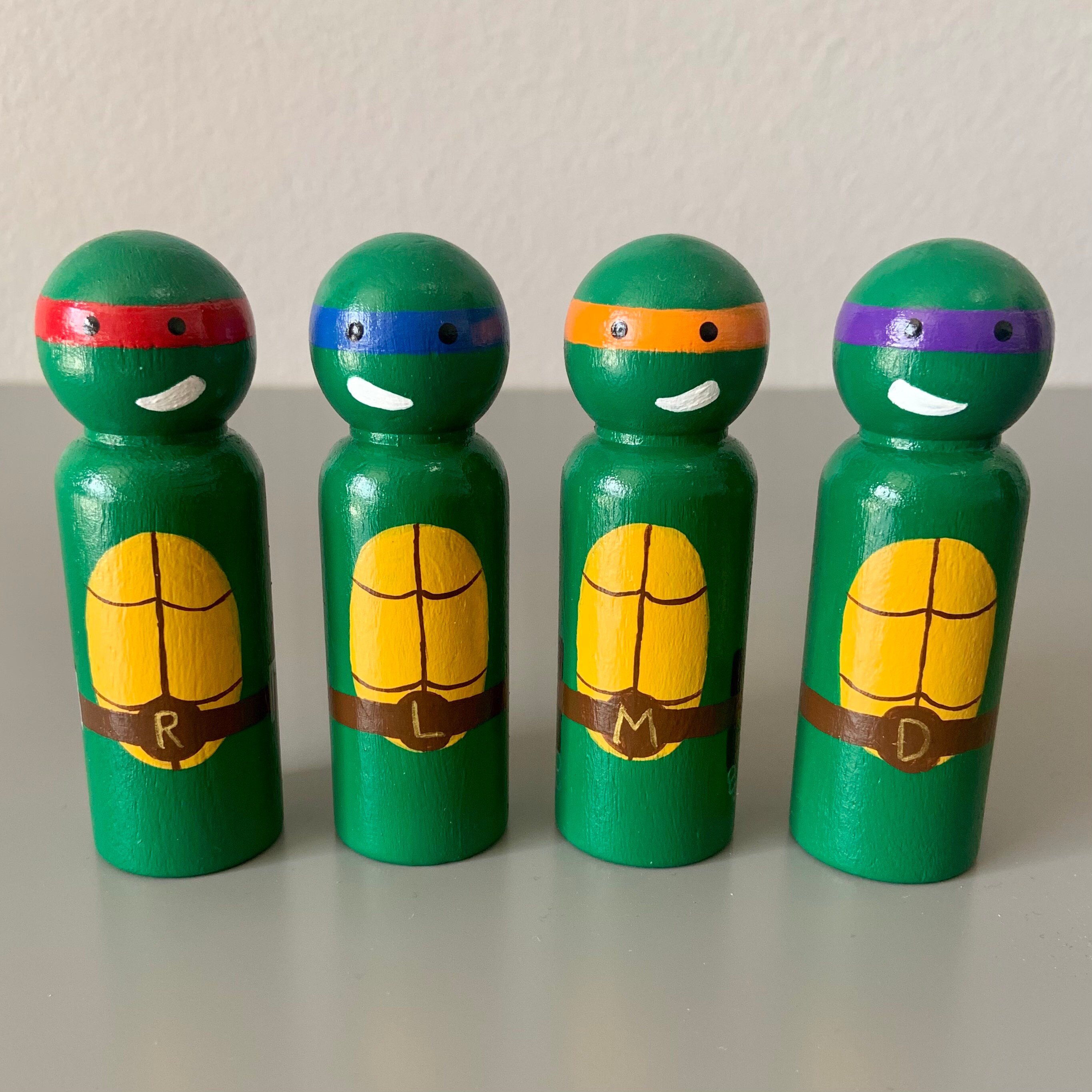 ninja turtle peg doll