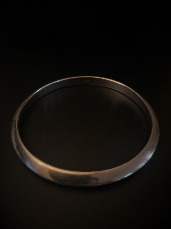 Solid Sterling Silver Bangle Bracelet