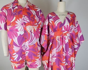 Matchy Matchy Combo - Your Choice of Spoonflower Fabric -  Cabana Set and Caftan