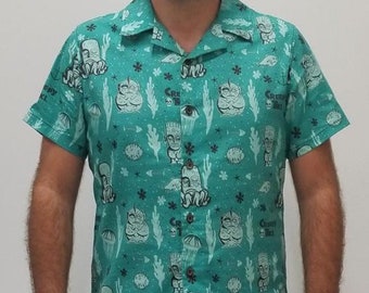 Creep Ones Cabana Suit - Creepy Tiki by Devon Devereaux