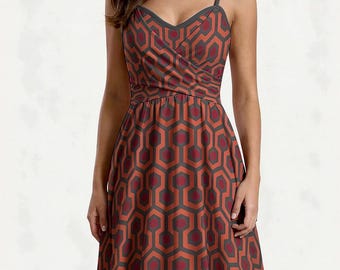 The Shining Overlook Hotel Fit & Flare Dress Jersey
