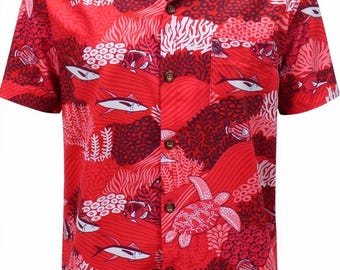 Turtle Reef cabana-set katoen