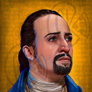 Alexander Hamilton Lin-Manuel Miranda Broadway Art Print