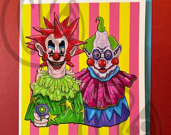 Vintage 1950s Sierra Vista Ceramic Clown Cookie Jar California