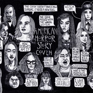 American Horror Story Coven Art Print