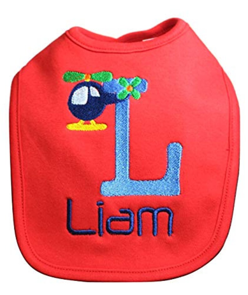 Embroidered Handmade Baby Boy Bib Personalized with Your Baby Etsy
