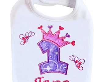 Details about / CINDERELLA CHILDRENS PERSONALISED NAME BIRTHDAY BADGE PERSONALISED BABY BIB