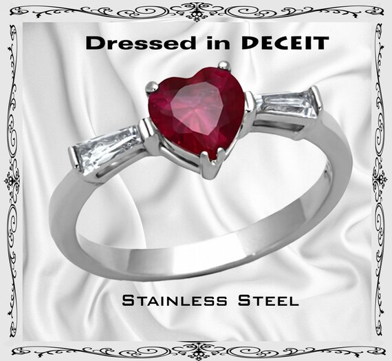 Sterling Silver Heart Promise Ring With October Birthstone - Customizable CZ Proposal Ring