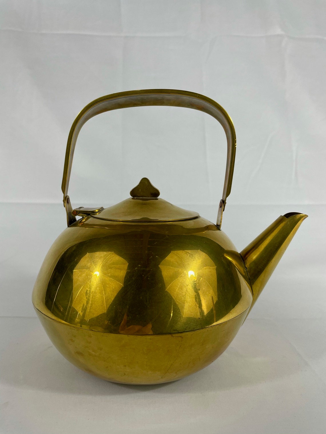 Vintage Brass Kettle Etsy
