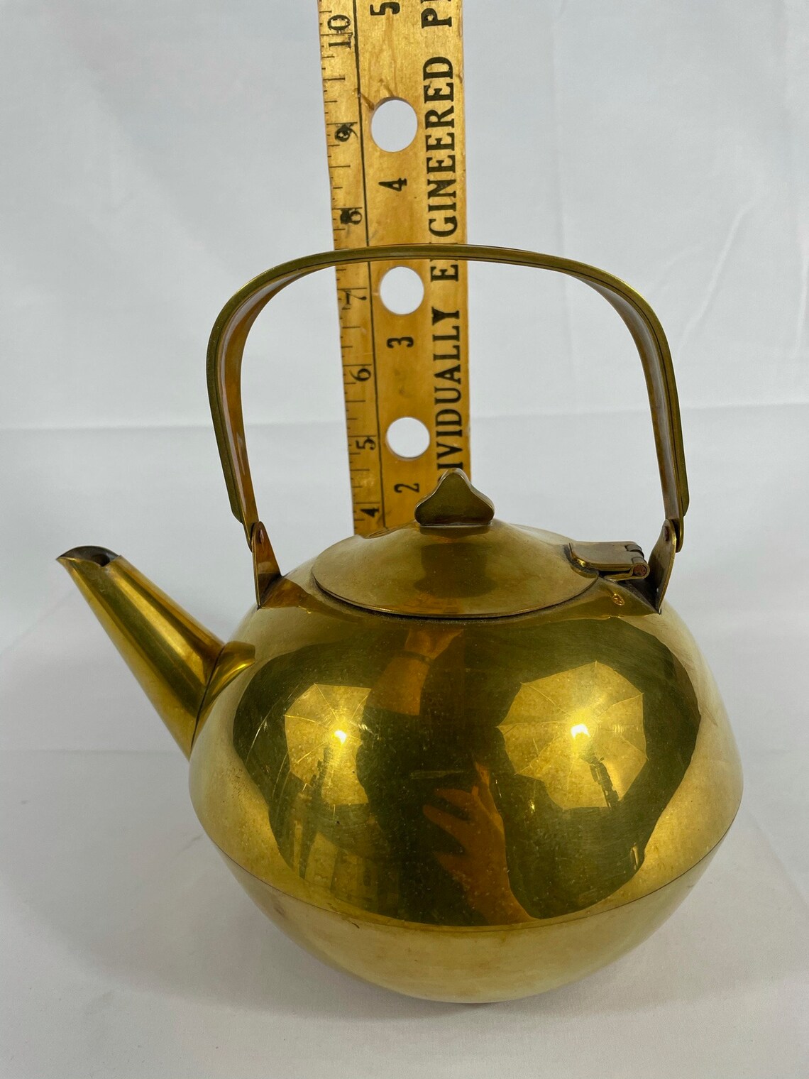 Vintage Brass Kettle Etsy