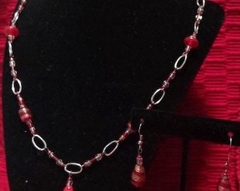 Scarlet Spark Jewelry Set