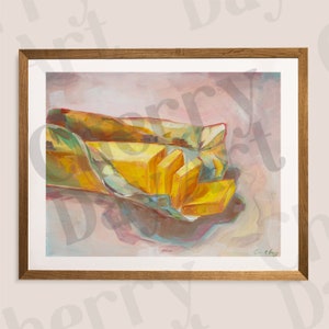 Butter Original Oil Painting Fine Art Print | Original Art Print