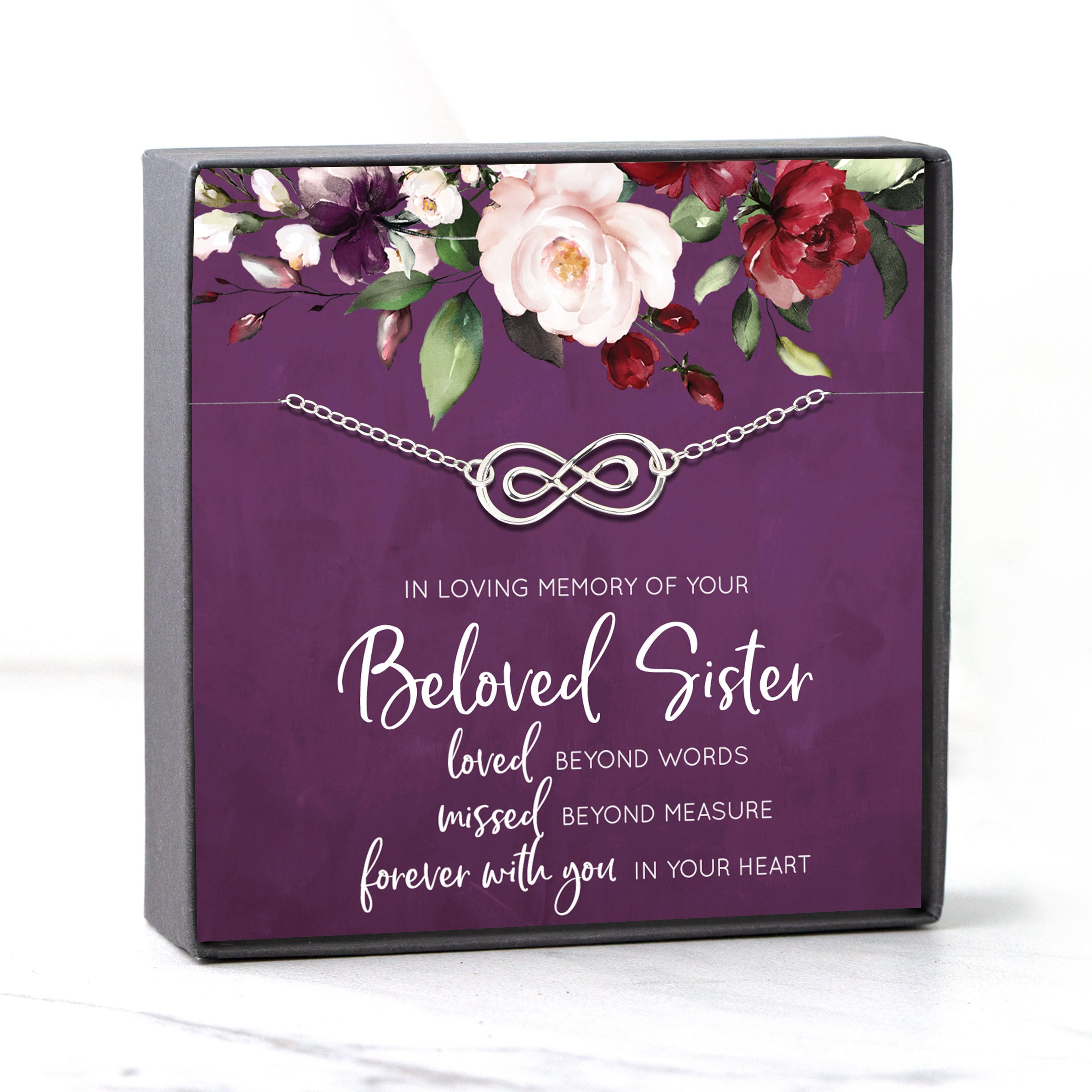 Sympathy Gift Loss of Sister Condolences Gift Necklace Grief Etsy