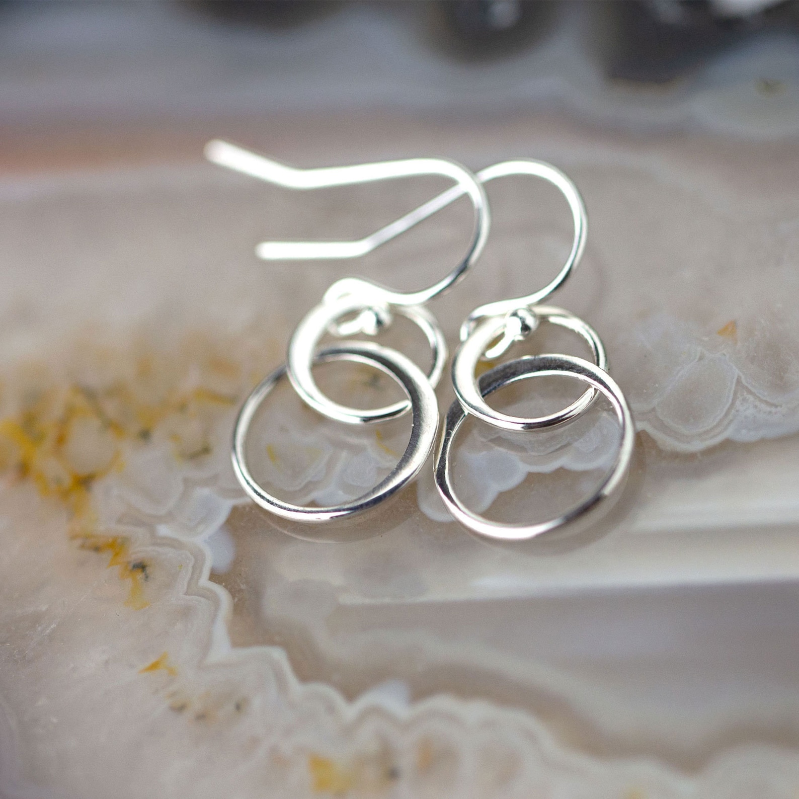 Mother Daughter Earrings Sterling Silver Earrings Mom Etsy