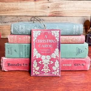A CHRISTMAS CAROL - christmas ornament - bookish gifts - Charles Dickens - unique gifts - literary treasures co