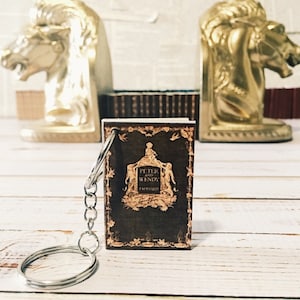 PETER PAN - mini book keychain - bookish gifts - James Barrie - unique gifts