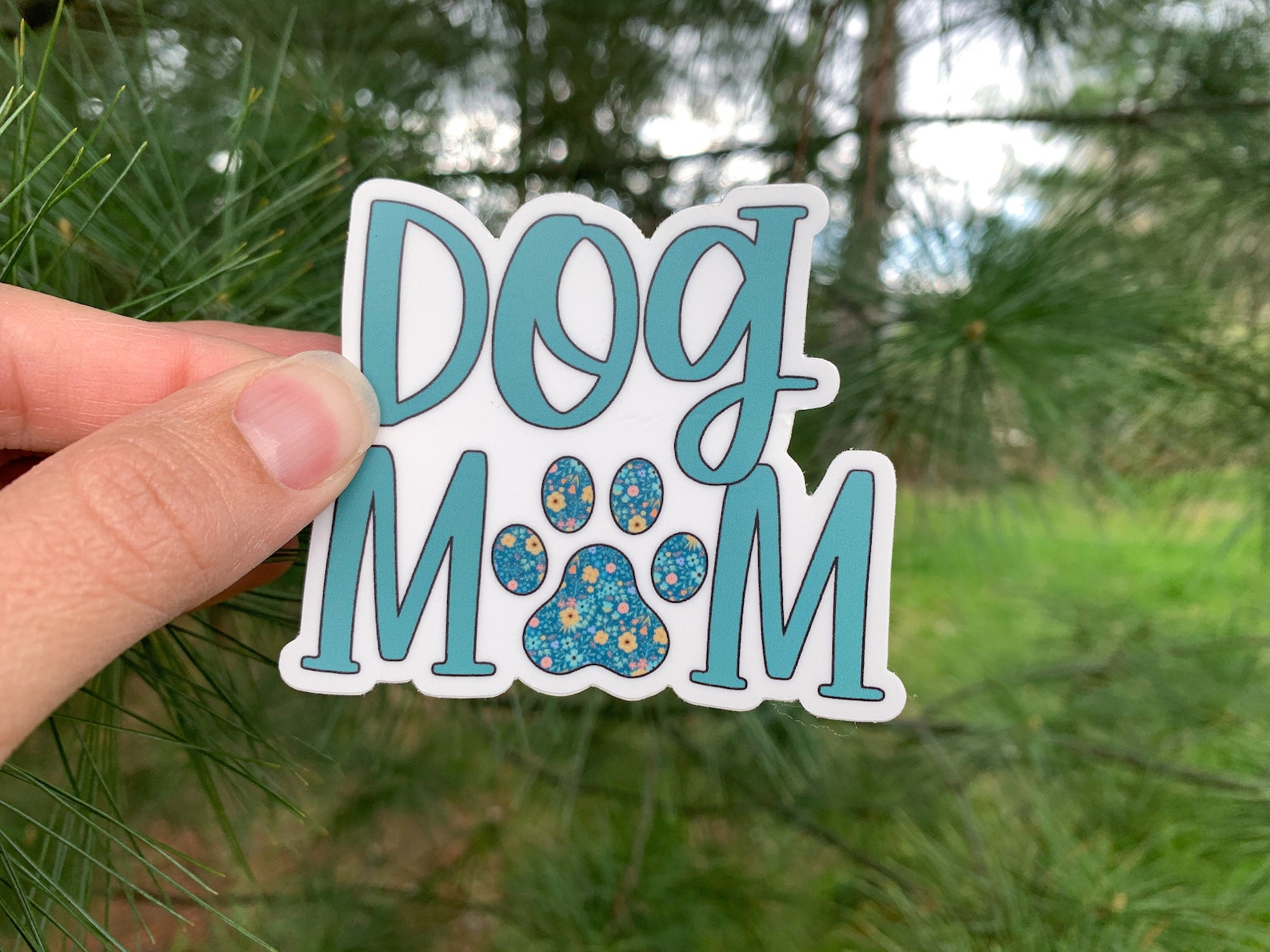 Dog Mom Vinyl Sticker Pet Pride Laptop Car Water Bottle Etsy