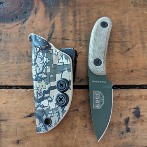 ESEE Candiru Knife Sheath With UltiClip ESEE Candiru Knife Scabbard with UltiClip - Knife Not Included - 0.80 Kydex