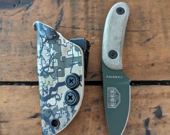 ESEE Candiru Knife Sheath With UltiClip ESEE Candiru Knife Scabbard with UltiClip - Knife Not Included - 0.80 Kydex