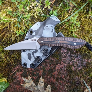 CRKT SPEW Knife Sheath With UltiClip or Tek-Lok CRKT Spew Knife Scabbard with UltiClip - Knife Not Included - 0.80 Kydex