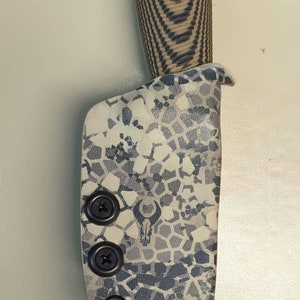 ESEE 4 Knife Sheath ESEE 4 Knife Scabbard ESEE 4 Holster - No Clip - Knife Not Included - 0.80 Kydex