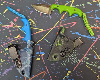 Funda para cuchillo Bowie minimalista CRKT de 2.125" con UltiClip. Funda para cuchillo Bowie minimalista CRKT con UltiClip (cuchillo no incluido). Kydex de 0.80".