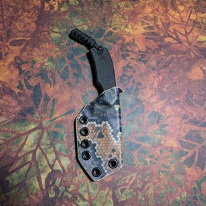 CRKT John Graham Razel 2.32&quot; Knife Sheath Taco Scabbard - NO CLIP - Knife Not Included - 0.80 Kydex