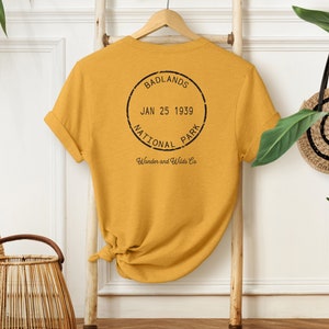 Badlands National Park Passport Stamp T-Shirt
