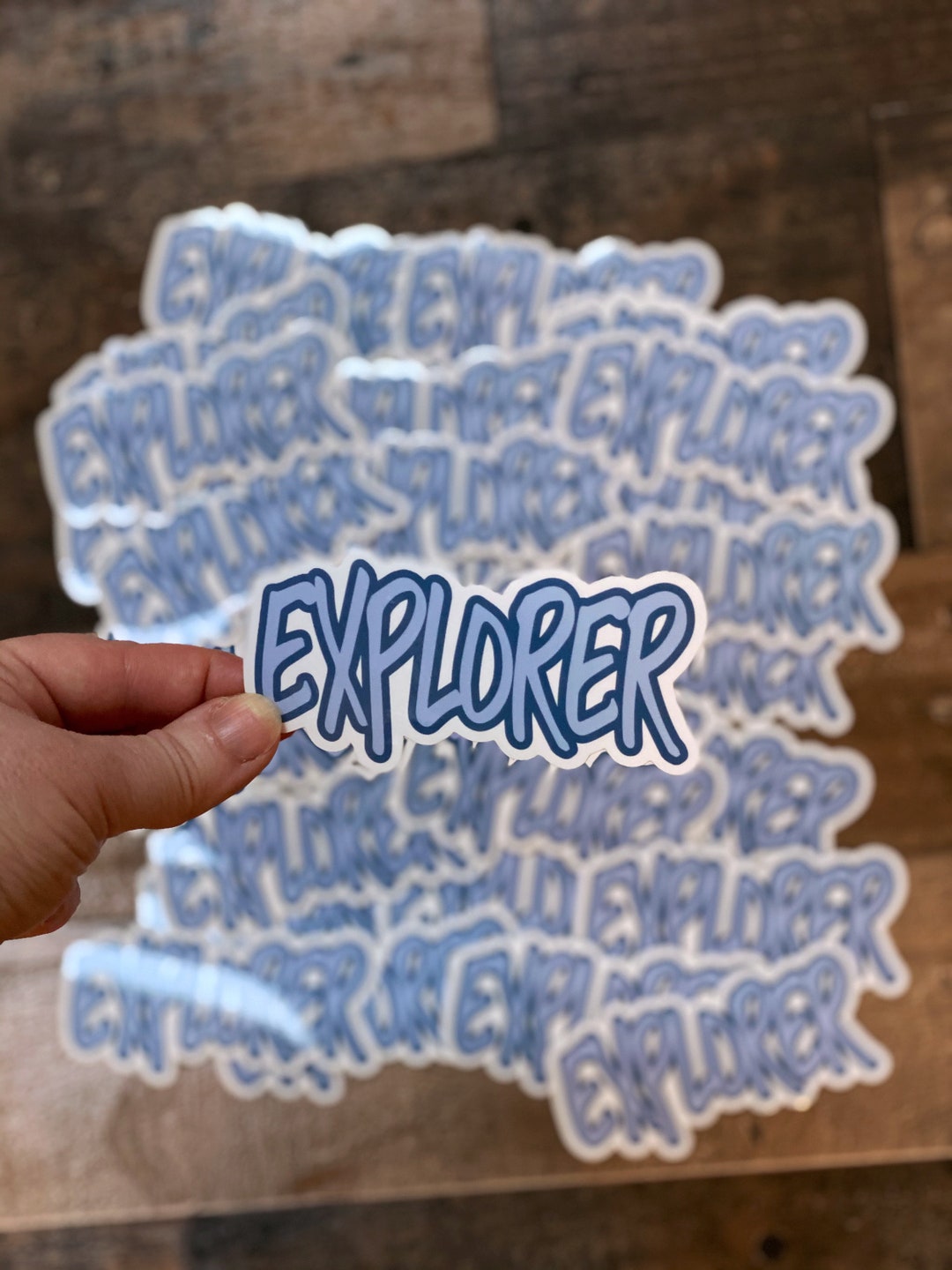 Explorer Vinyl Sticker: Outdoor Adventure Decal - Etsy